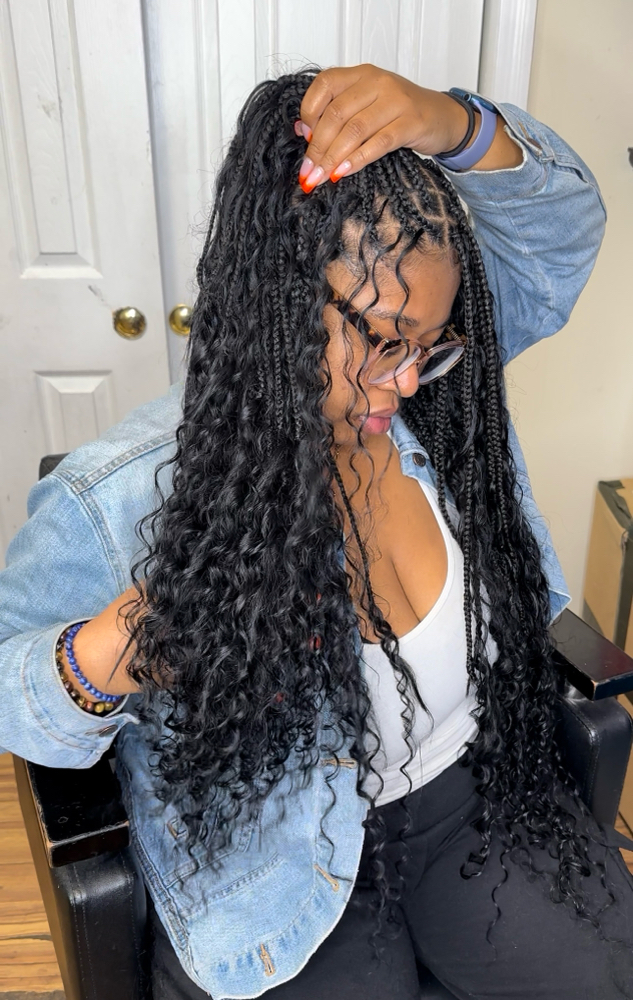 Goddess Braids With Human Hair Incl