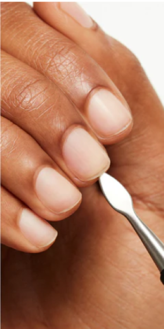 Classic Manicure without polish at AJ’s Nailz in Springfield, MO