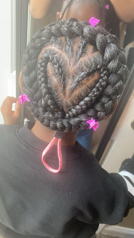 Kids Cornrows (with Hair Added)