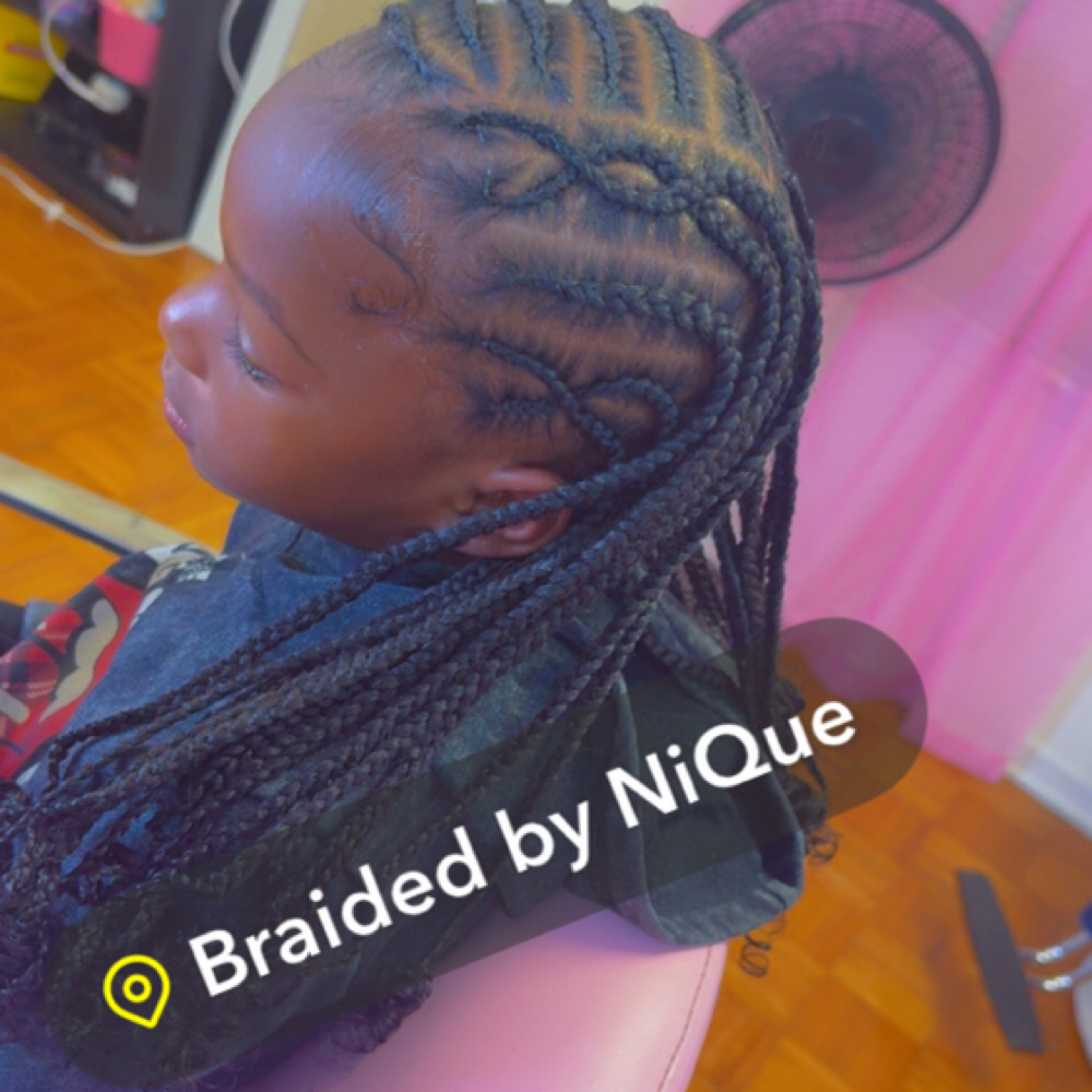 Kids Fulani Braids Ages 5-12 at Braided By NiQue in Saint Marys, GA