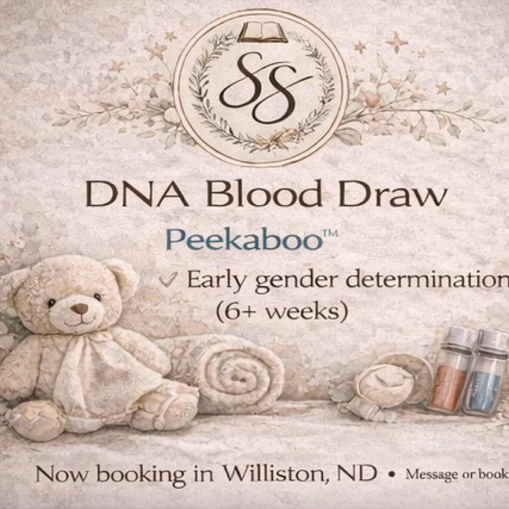 🤍 Early Gender DNA Testing at The Storybook Studio in Williston, ND