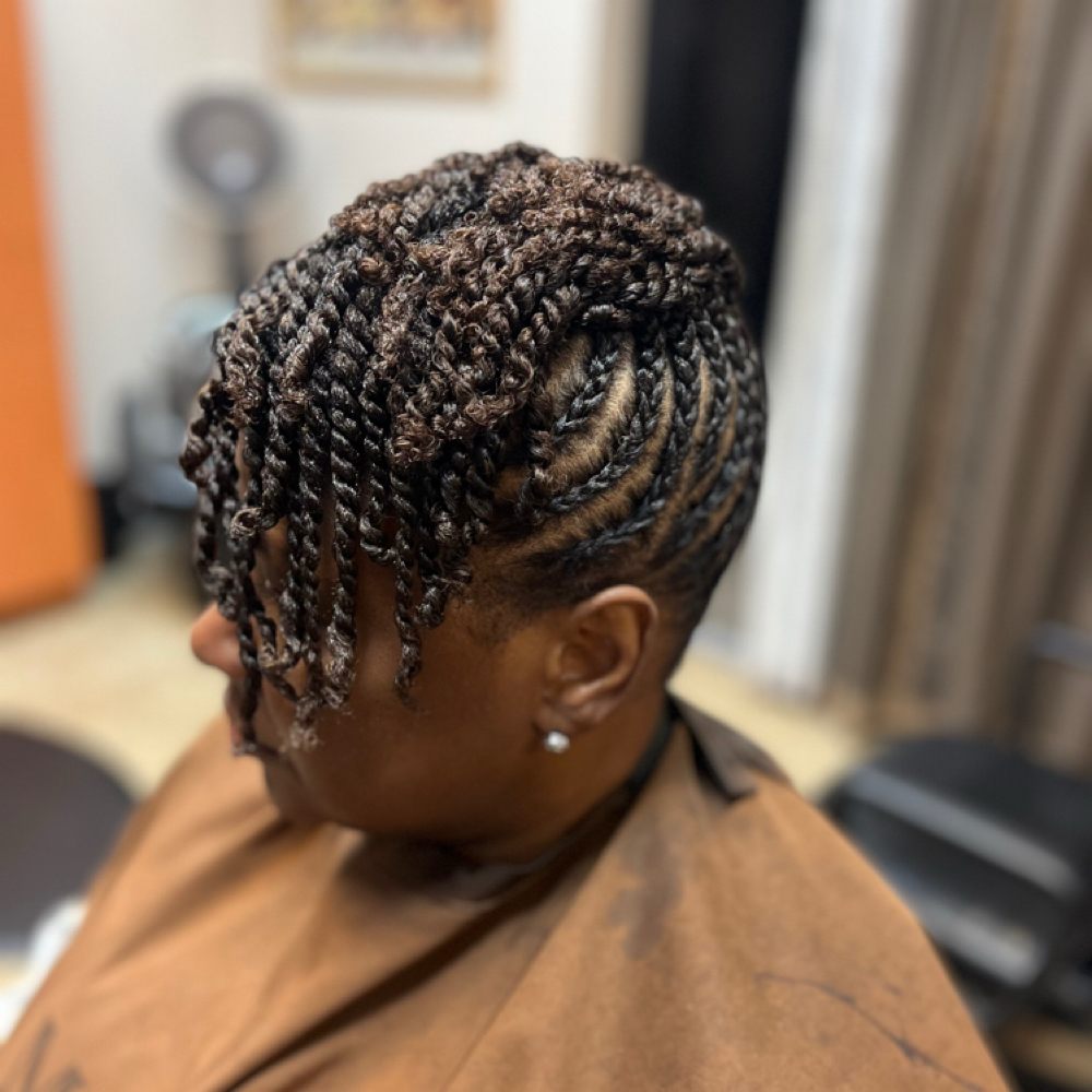 Flat Twist & Two-strand Twists at Hair By ElahVee in Omaha, NE