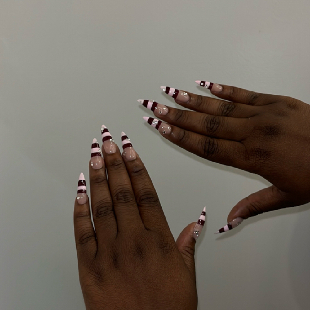 Long Acrylic Full Set at NailzbyDivine in Round Rock, TX