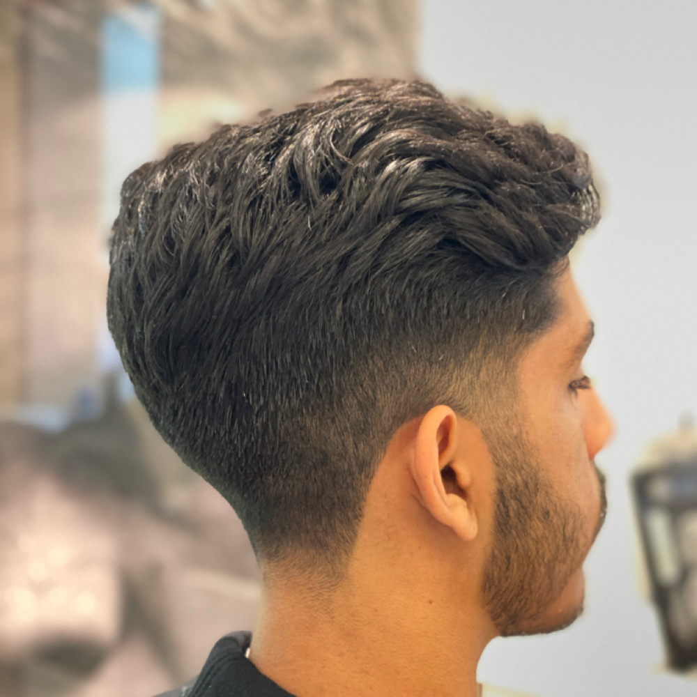Student Haircut at Hair Boss Studio in Newport Beach, CA