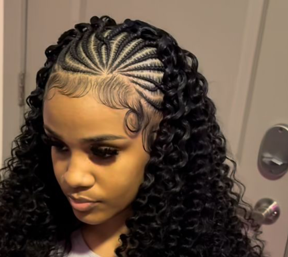 HALF BRAIDS