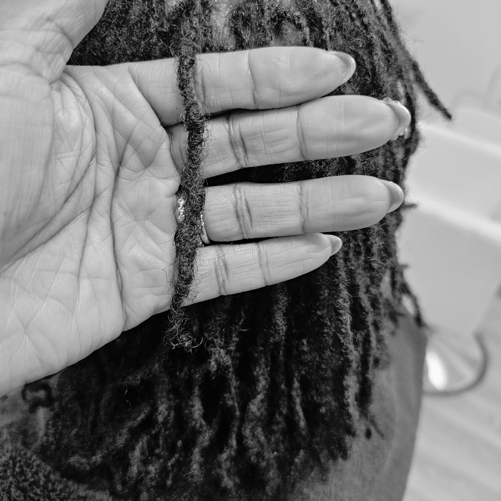Loc Bunching/ Fat Ends at Loc'd N Livity in Rock Hill, SC
