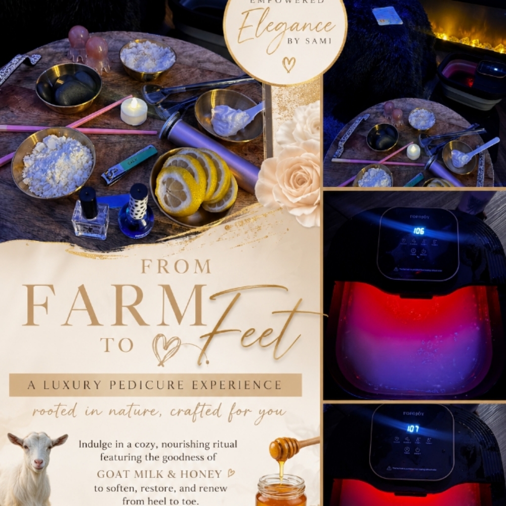 Farm To Feet Pedi ✨️ at Empowered Elegance By Sami in Yorkville, IL