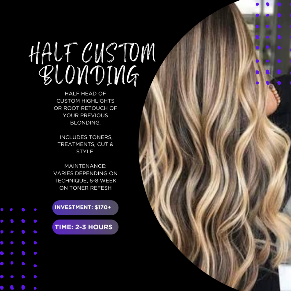 Half Custom Blonding