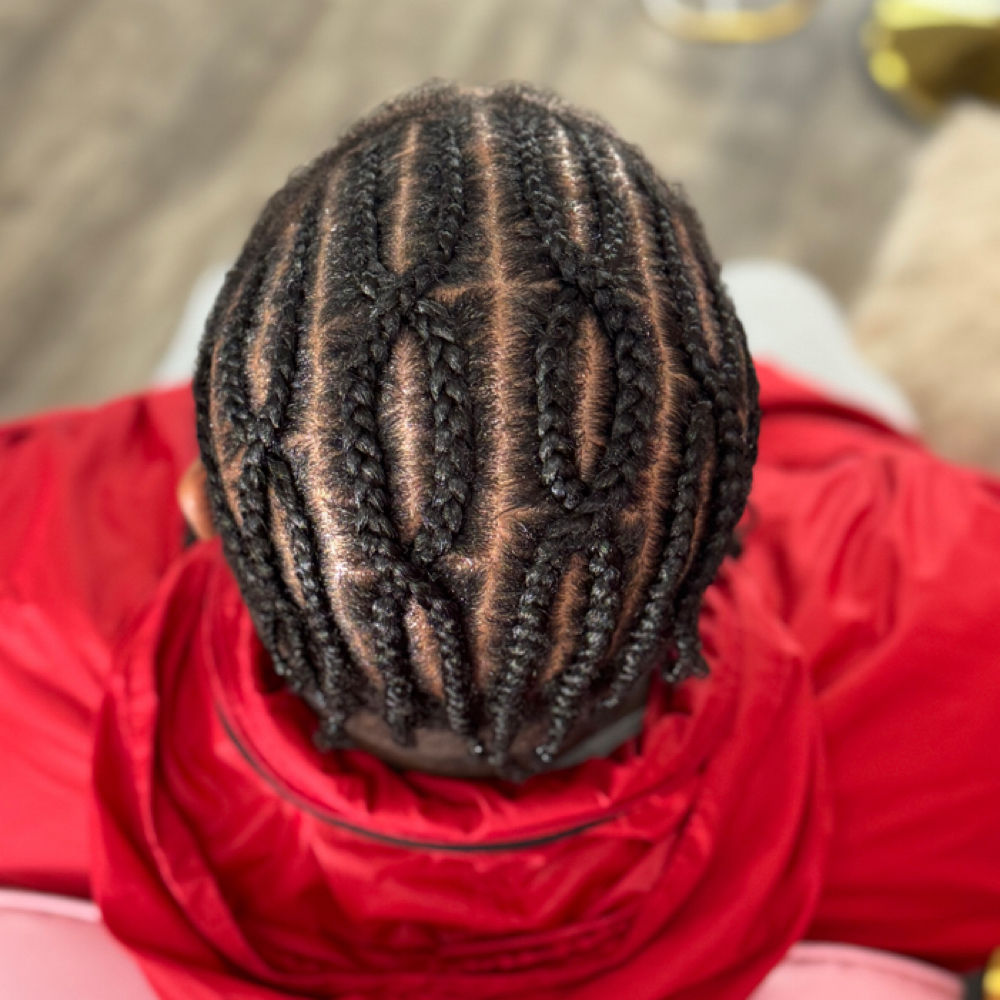 Men's Cornrows 8+ at Dee Did’em in Kinston, NC