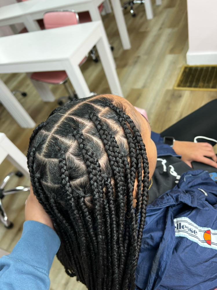 Medium Knotless/ Box Braids