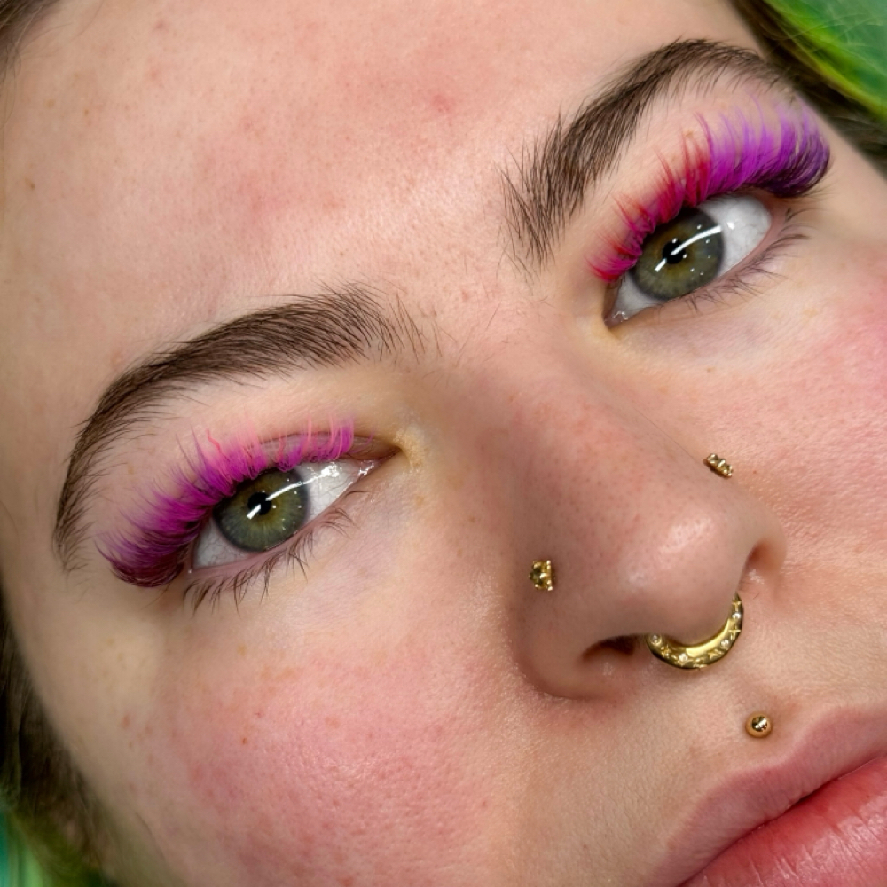 Color Lash Full Set 🌈 at Queen Of Hearts Beauty in Cedar Park, TX