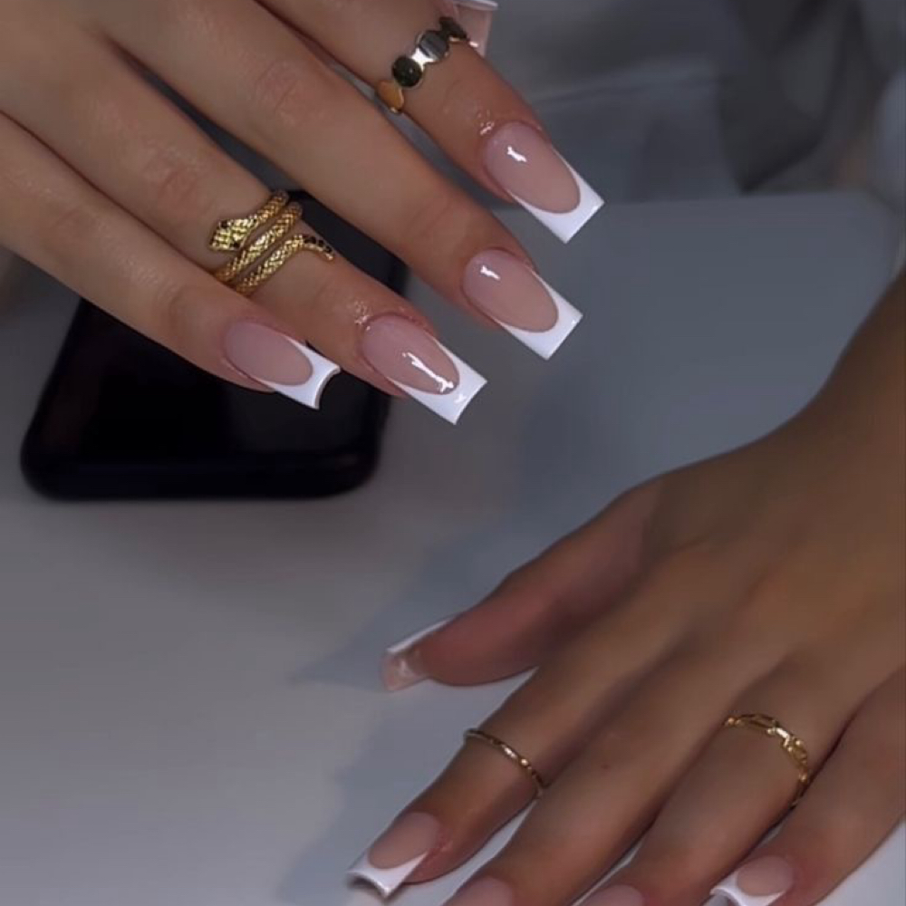 FRENCH /OMBRE/ CHROME EFFECT at Nailcultbykate in Huntersville, NC