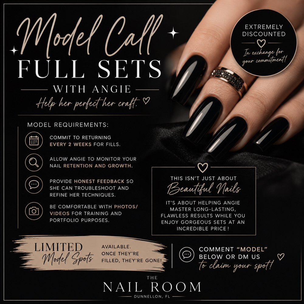 Model Call Fullset at The Nail Room in Dunnellon, FL