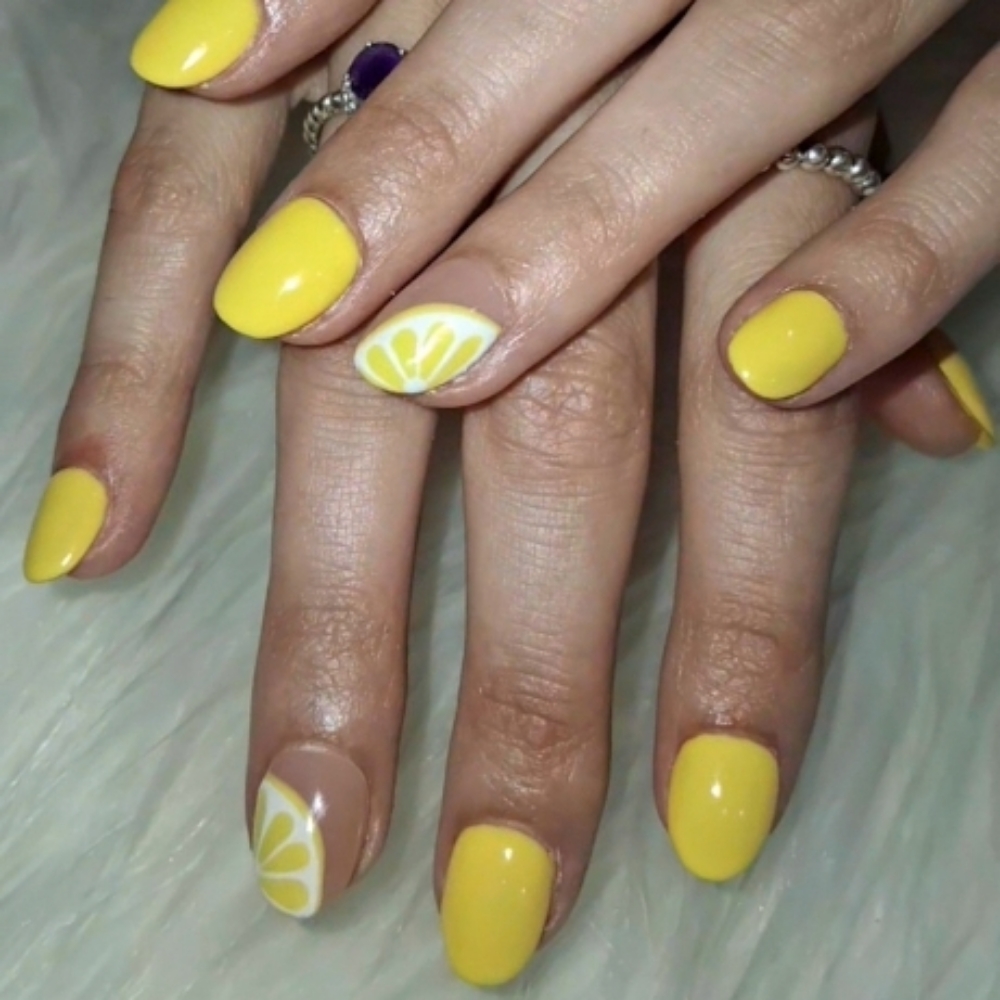 Simple Nail Art at Magnolia Hair & Co. At FaceFrame Collective in Pittsfield, MA