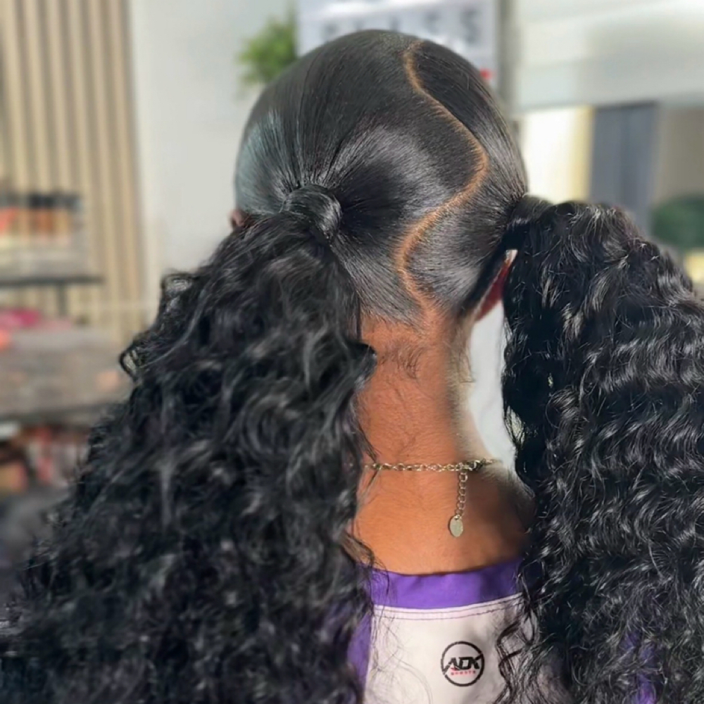 Two Ponytails at 1ST CLASS PRETTY in Miami Gardens, FL