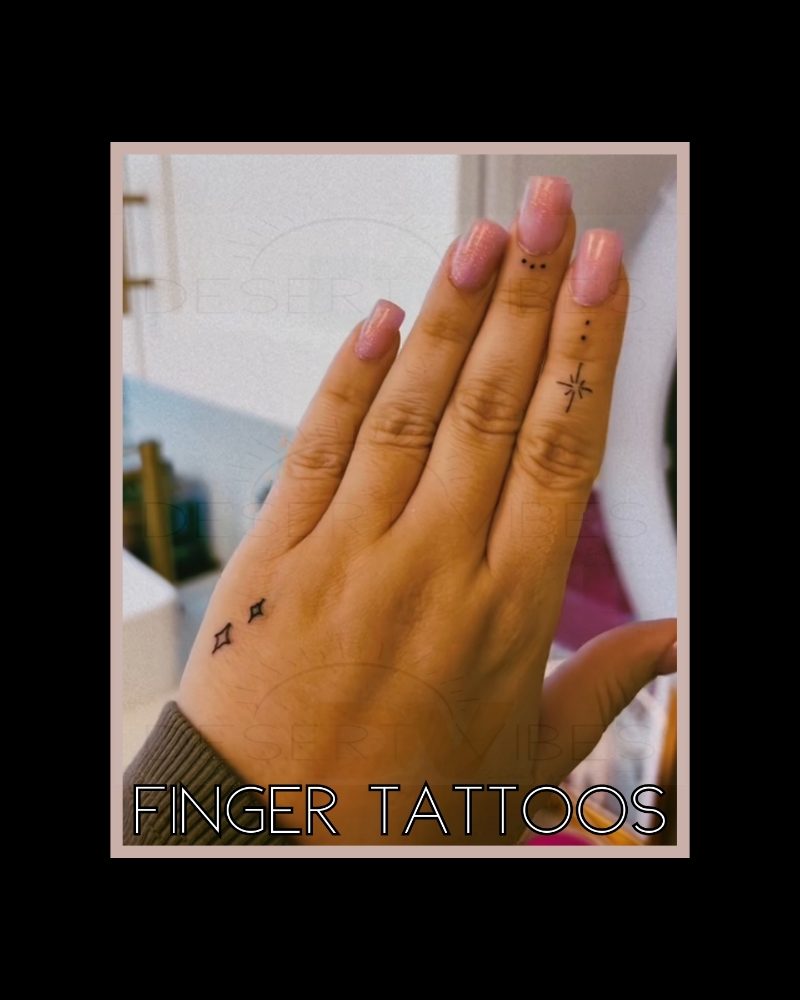 Finger/Hand Design Tattoos