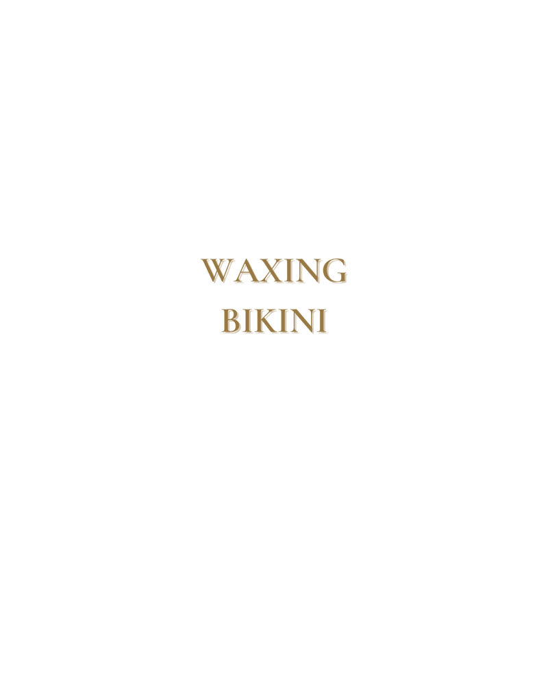 Waxing - Bikini