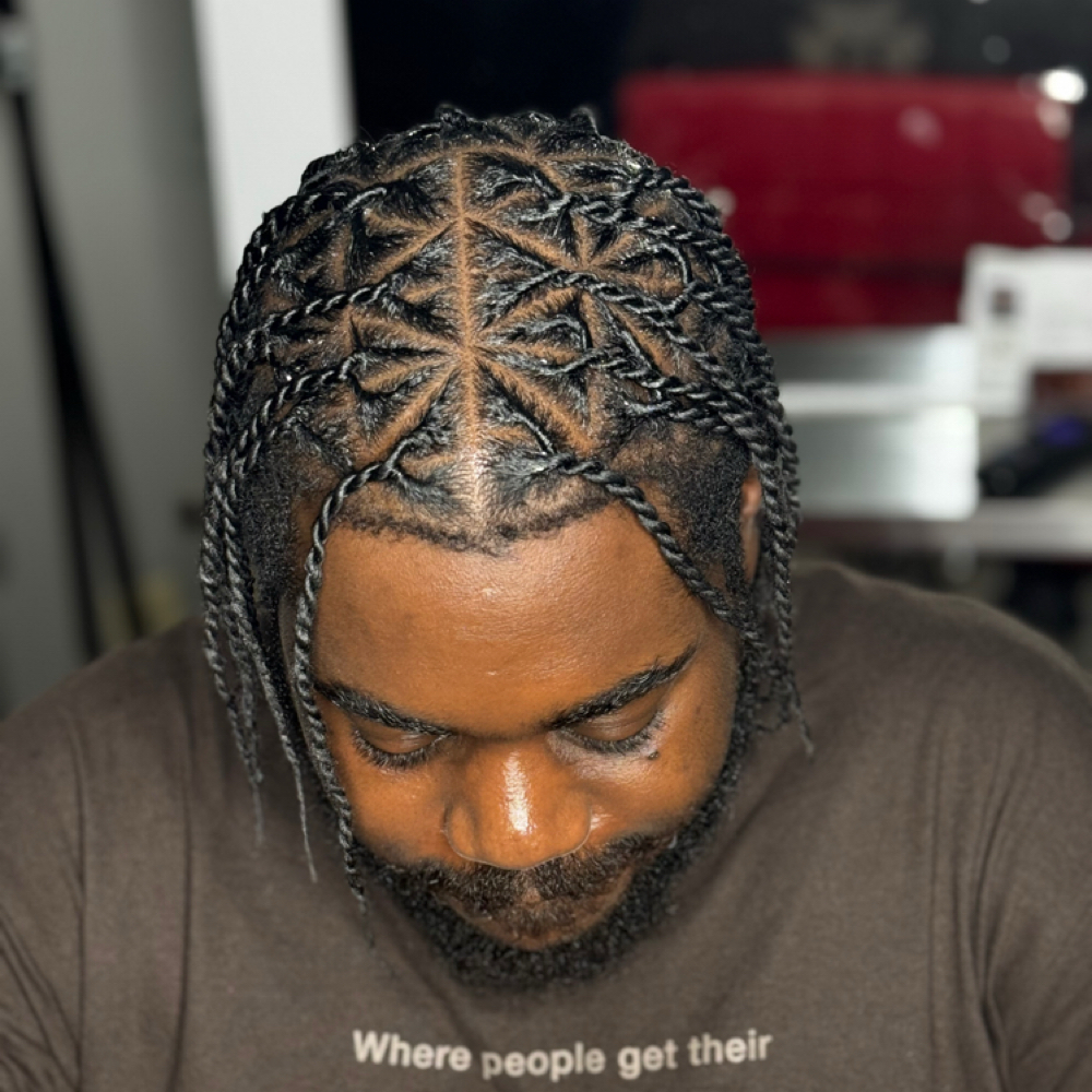 Men Freestyle Twist at Kyra D. The Stylist LLC in Hoover, AL