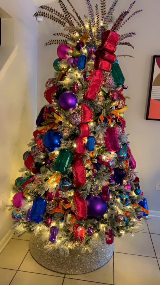 Christmas Tree Decor Install 12ft