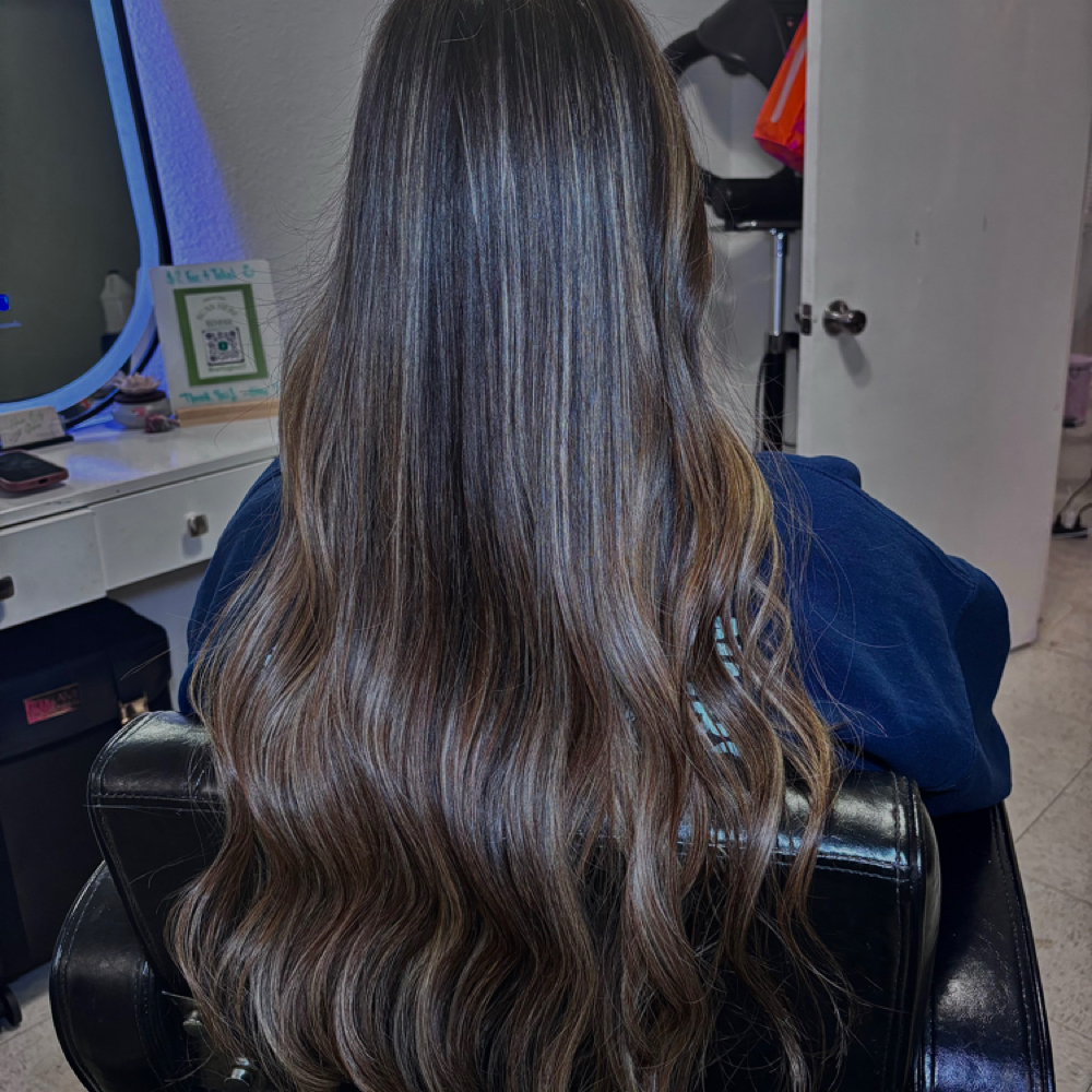 Full Highlights at Gina's Hair Studio in Eagle pass, TX