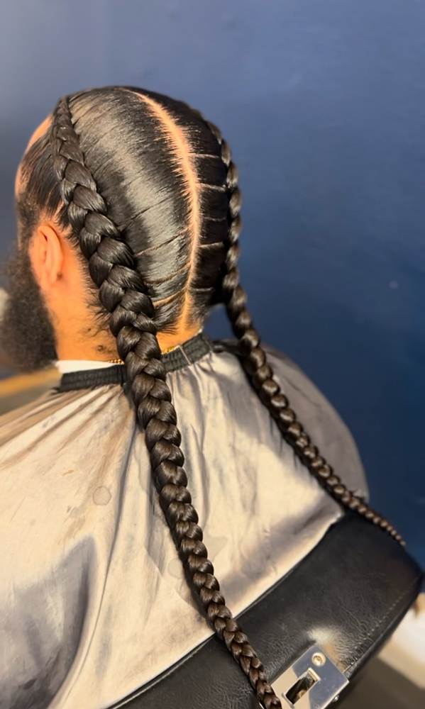 2 Natural Cornrows