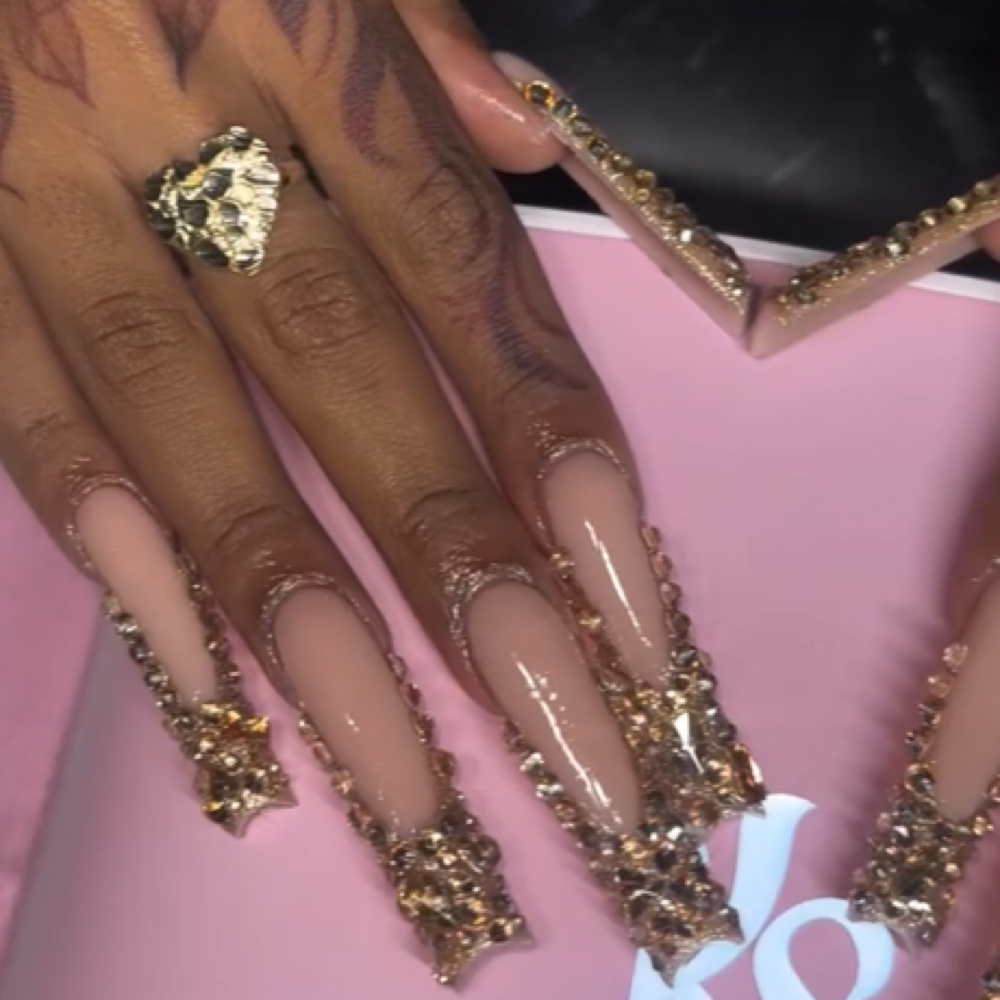 Blinged Out Frenchies Add On at Alenaileddit in Fullerton, CA