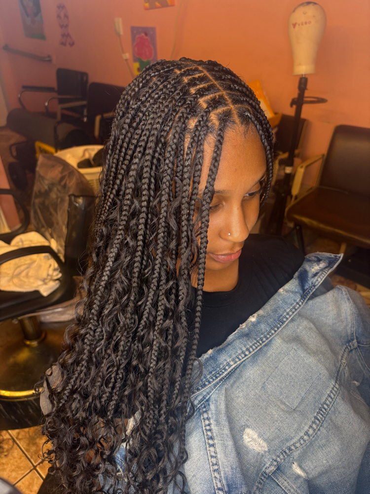 small boho knotless