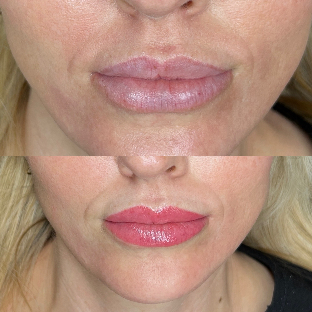 Lip blush at Magic Mirror Beauty Studio in Germantown, TN