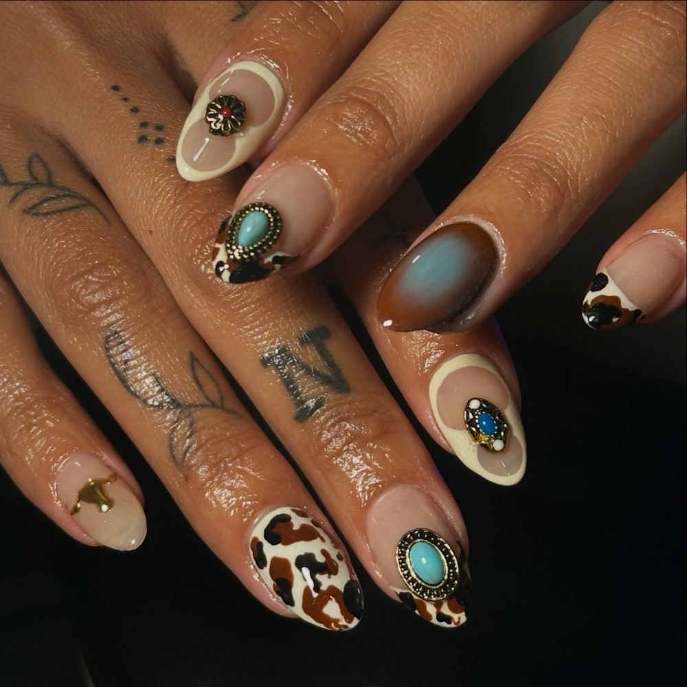 Gel X + (Tier 2 Nail Art)