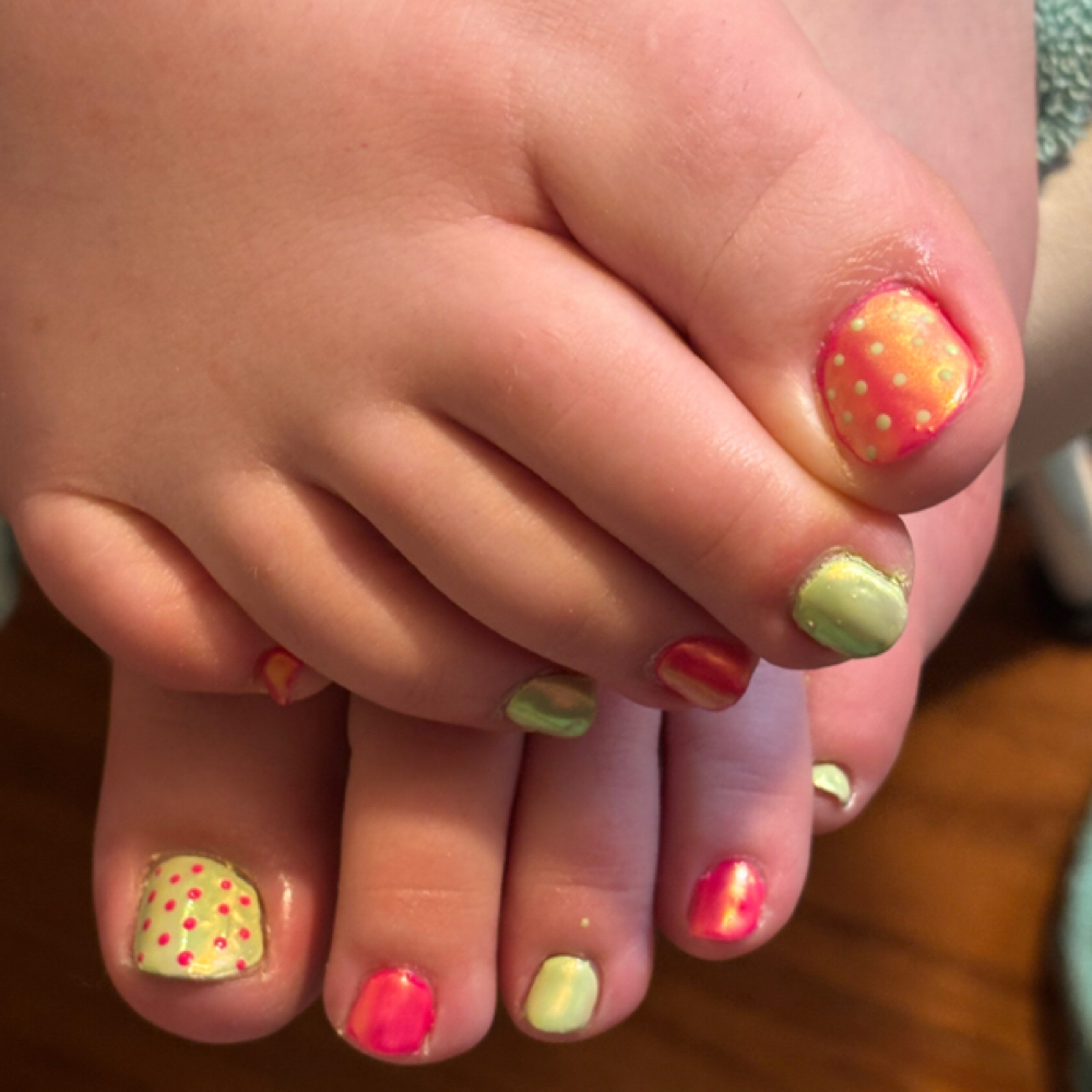 Gel Pedicure at Nails (Clara's Version) in Fostoria, OH