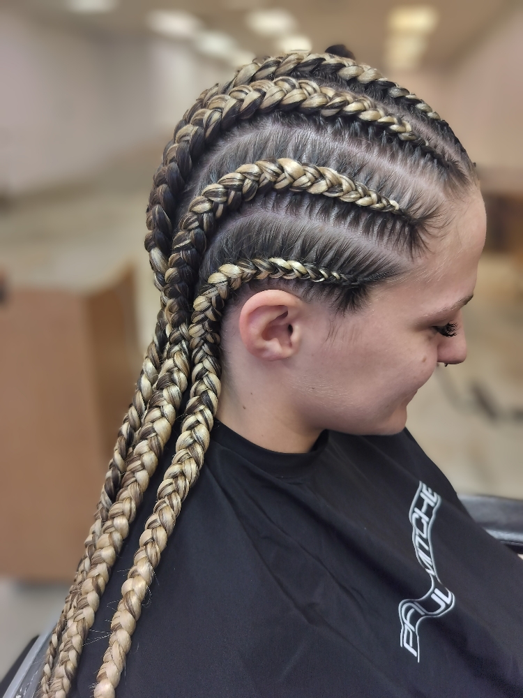 Straight Backs W/Added Hair