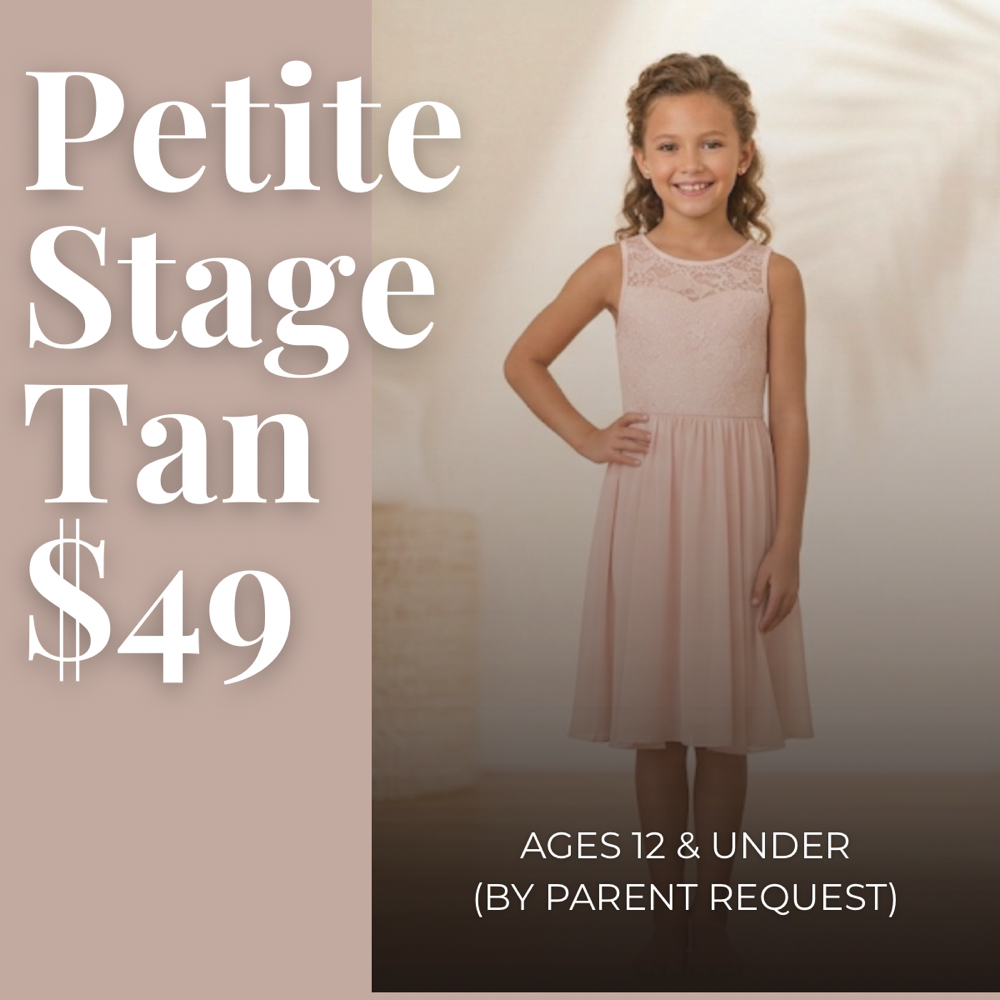 Petite Stage Tan (Ages 12 & Under) at Luxe Spray Tans & Shoppe in Bossier City, LA