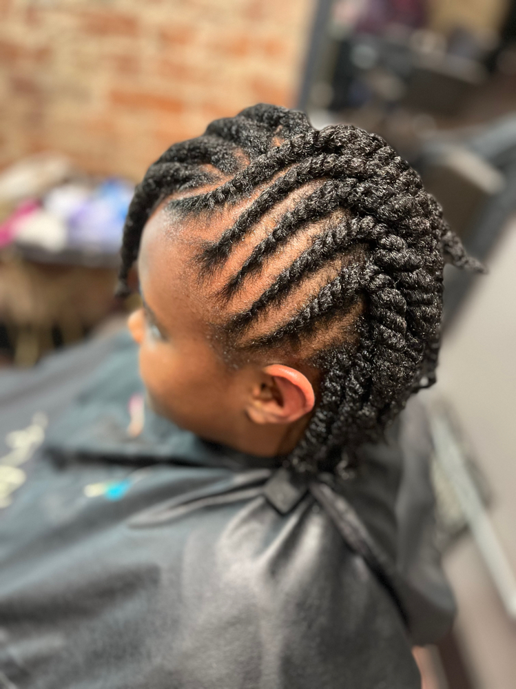 Half Flatwist Half Loose Twists