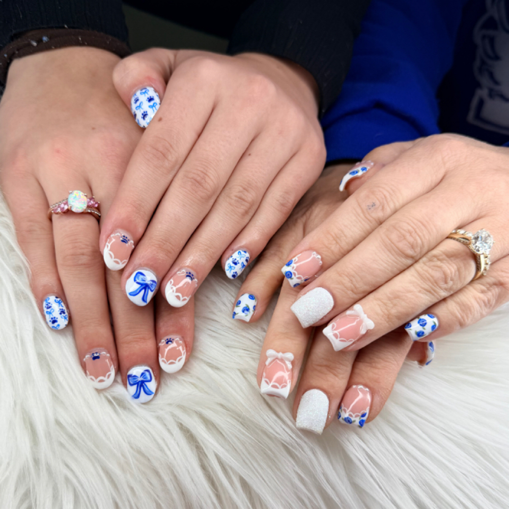 Bestie Duo Nail Appt at Toya-Cincy Updos in Fayetteville, OH