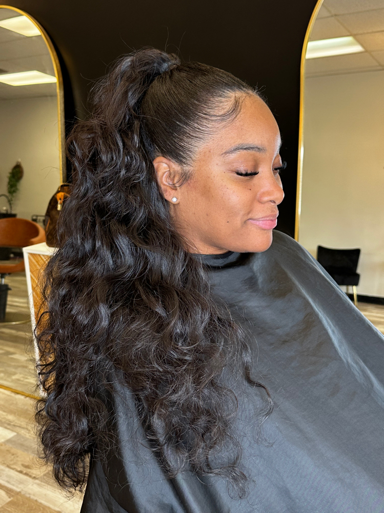 HALF UP HALF DOWN QUICKWEAVE