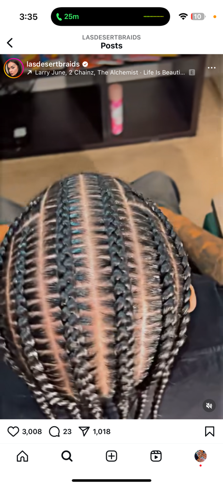 Stitch Braids at Hair N Nails By La in Loganville Ga, GA