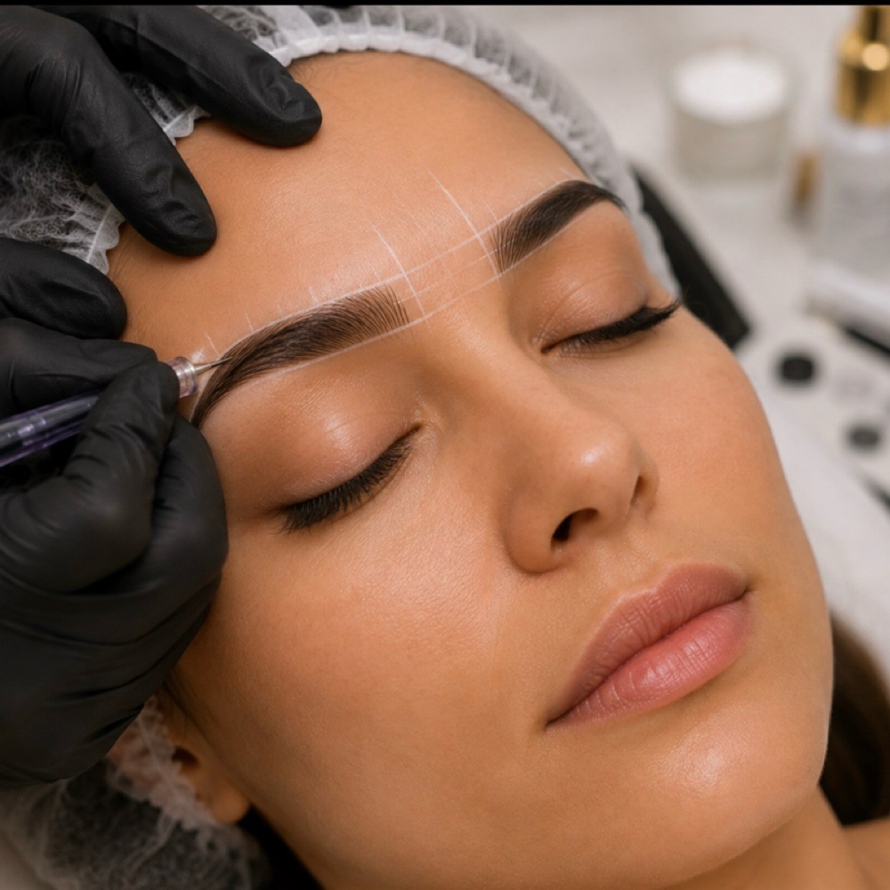 Nanoblading/Shading Eyebrows at Ush Beauty & Wellness Lounge in North Potomac, MD