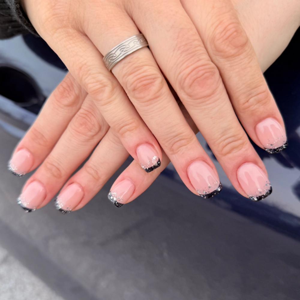 French Tips (Nail Art) at Kelli Jo's Highway to Hair in Linton, IN