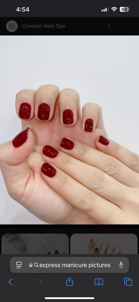 Manicure at Pure Elegance Salon & Spa LLC in Sheboygan, WI
