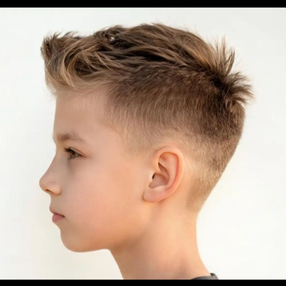 Boy Haircut Under 10 at Styles By Elvia in Mount Pleasant, WI
