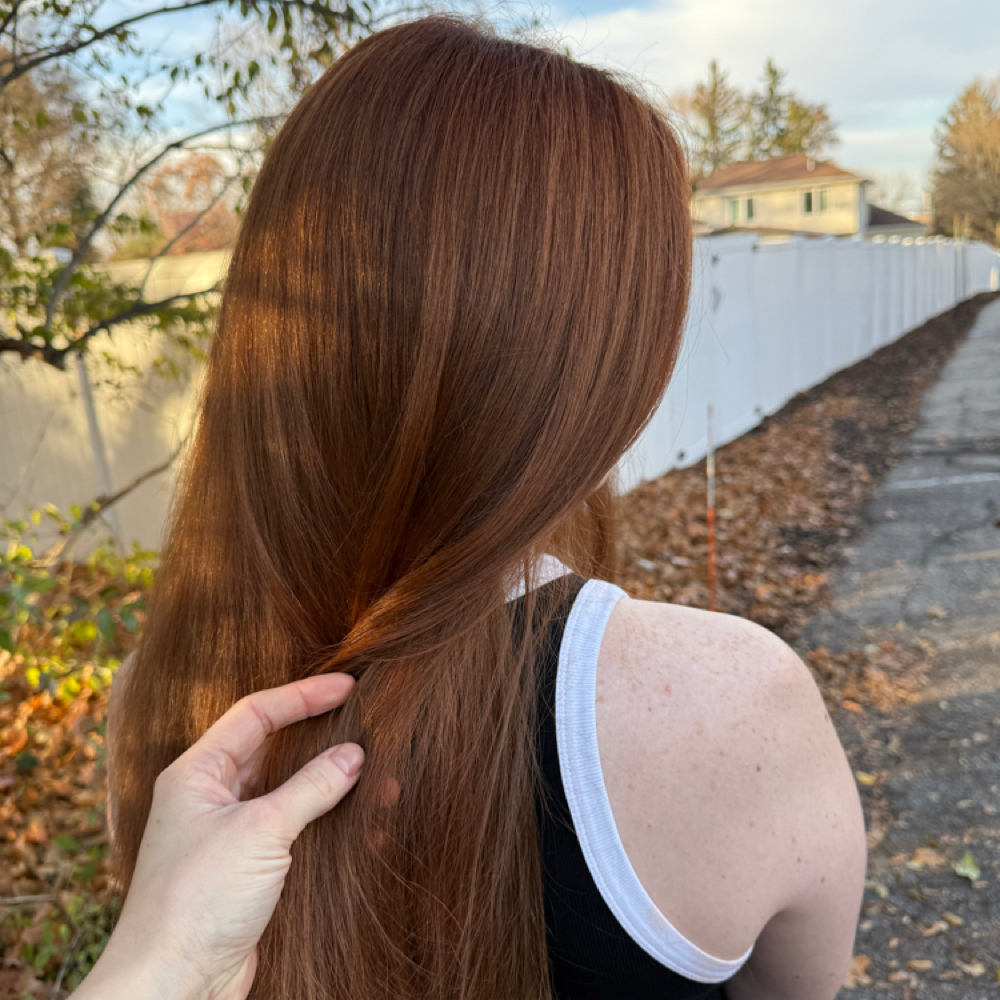All Over Color at Hair with Ceci in Okemos, MI