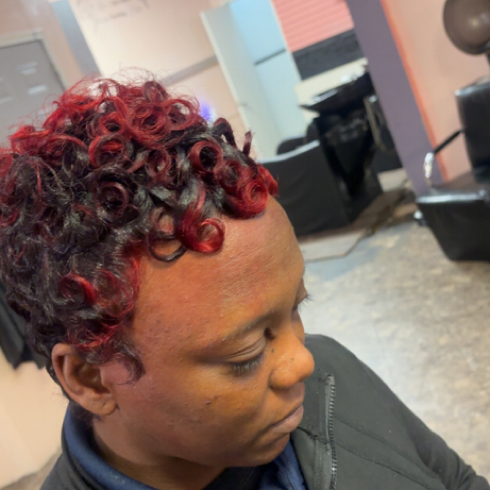 Shampoo & Style(Real Hair) at Blaque Beauty Hair Boutique in Birmingham, AL