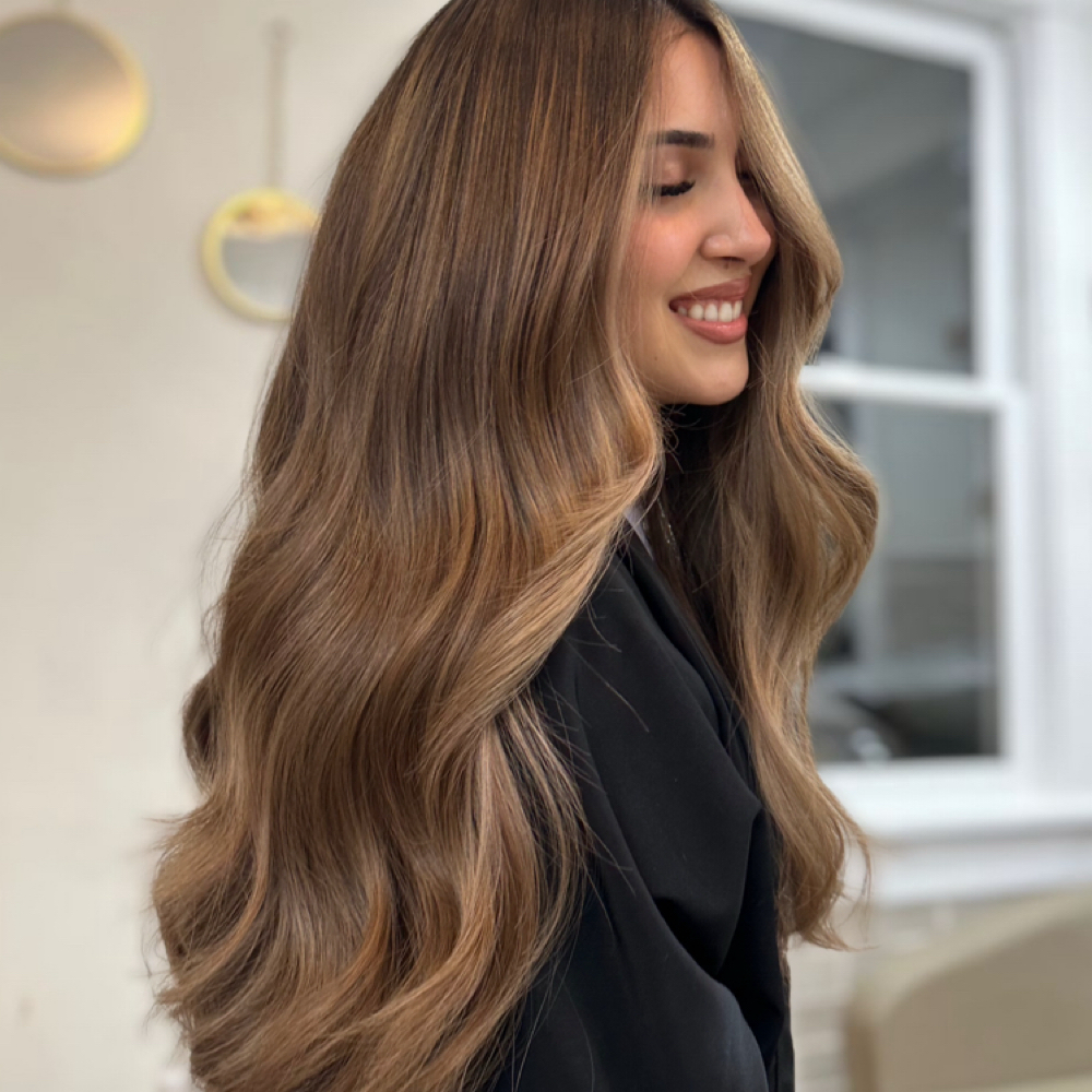 Reverse Balayage at Tima’s Hair studio in Alexandria, VA