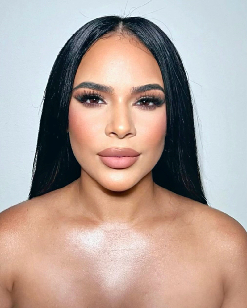 Glam Makeup Look