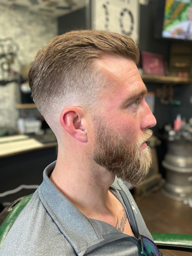 Classic Mens Haircut + Beard Trim