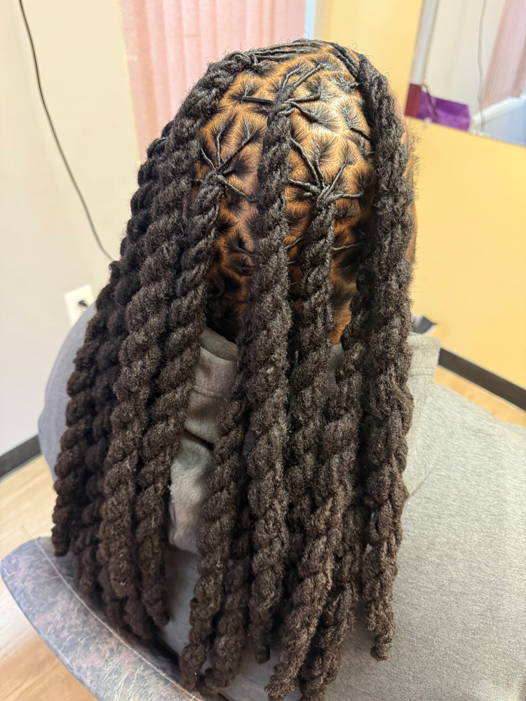 Loc Maintenance w/ Simple Style at Loc’d With Tootie in Upper Marlboro, MD