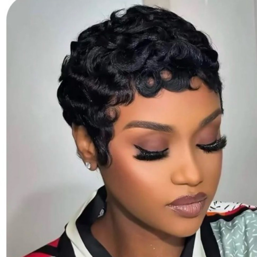 Short Pixie Cut at Preddy and Penk Salon in Chicago, IL