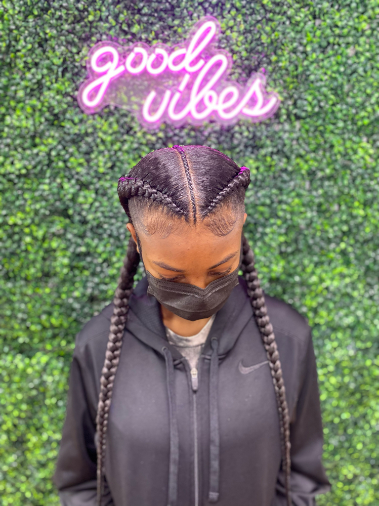 2 Feed-In Braids at βοΈππππ ππππππβοΈ in Stratford, CT
