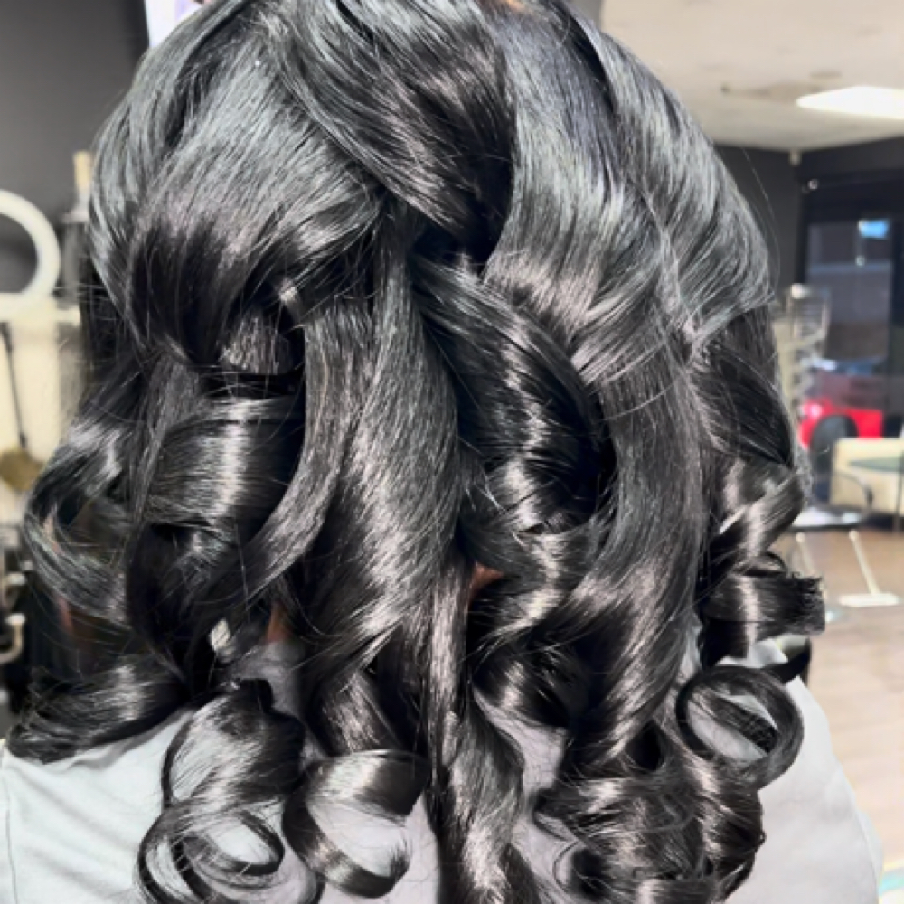 Silk press at Ashleybeautyluxe in Montclair, Ca, CA