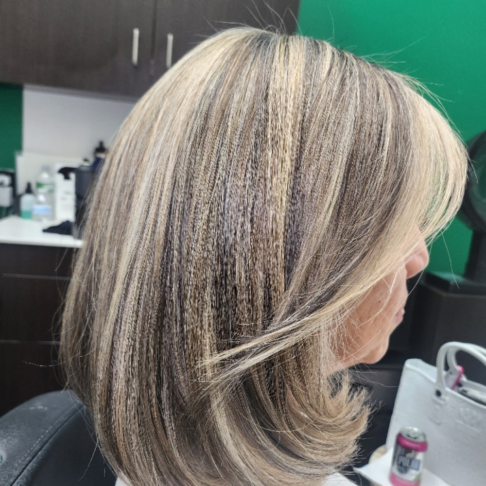 Partial Custom Color Design at Hair by Yuly in New Rochelle, NY